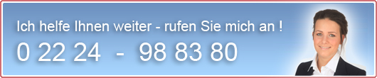 Ich helfe Ihnen weiter - Rufen Sie mich an!